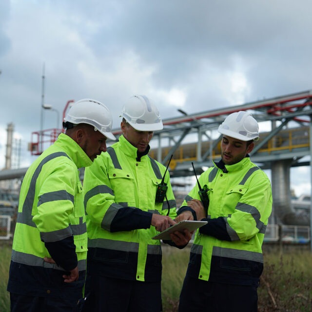 Oil and gas workers